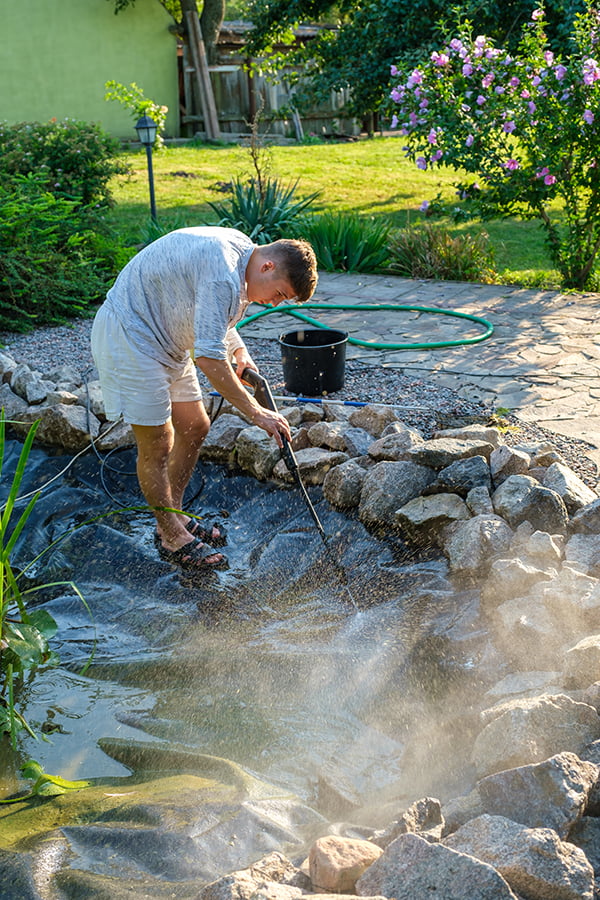 home landscape water maintenance