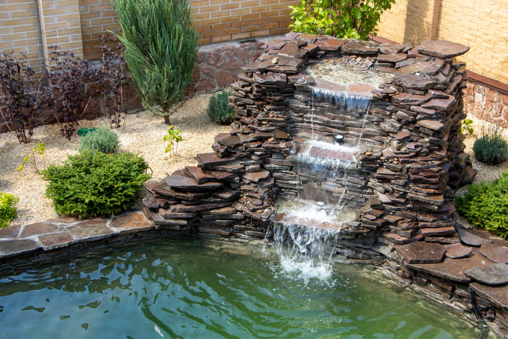 backyard oasis fountain