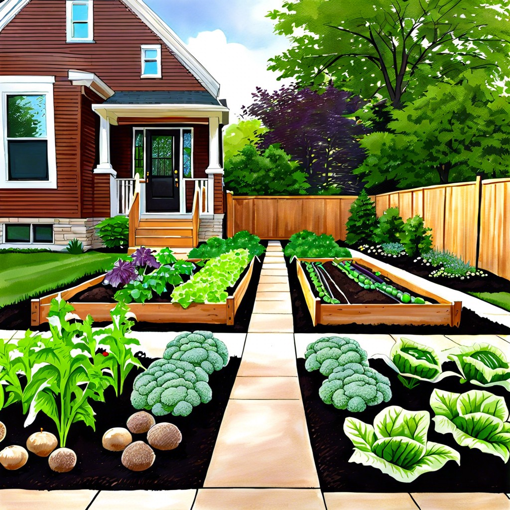assemble a compact vegetablefood garden