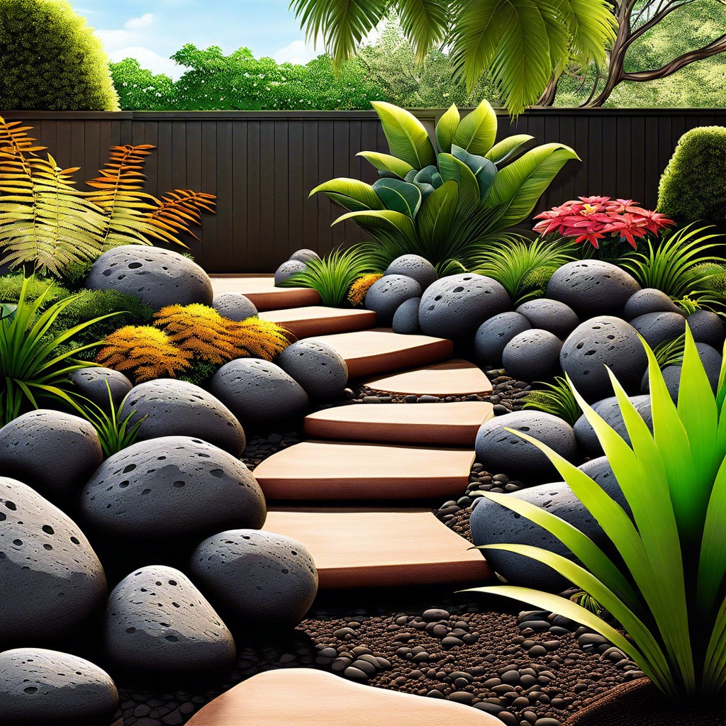 benefits of using lava rocks in landscaping