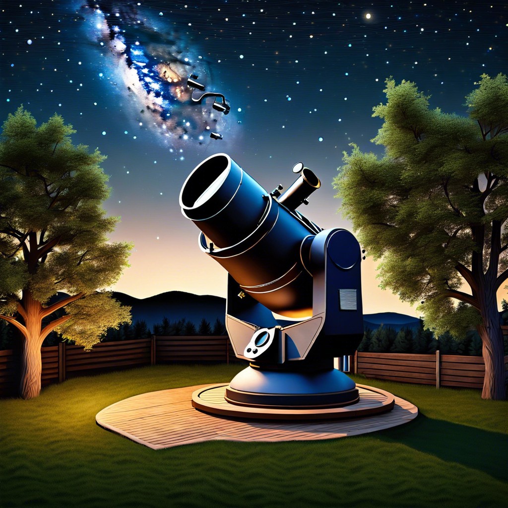build a backyard observatory with a telescope for stargazing