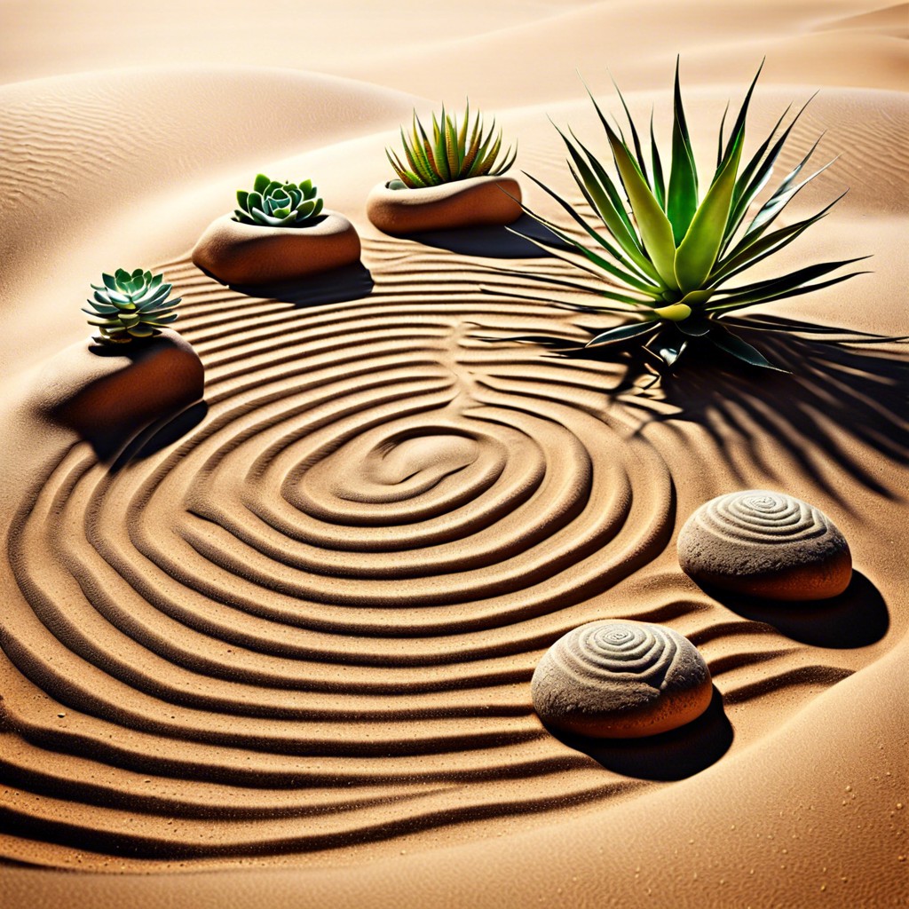 craft a desert zen garden