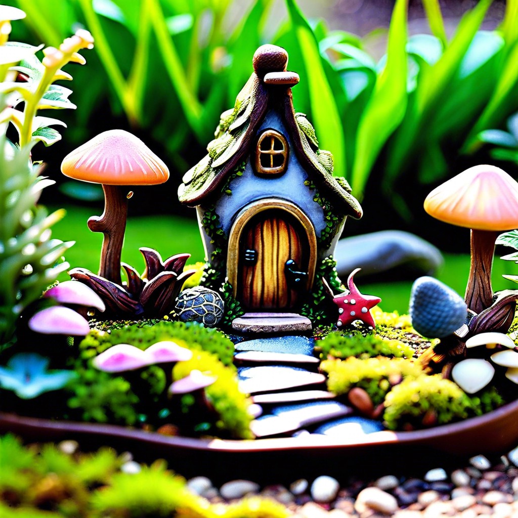 craft a fairy garden scene