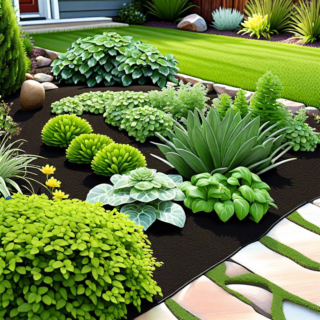 create an edible ground cover