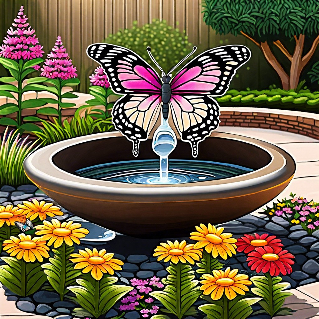 establish a butterfly friendly habitat