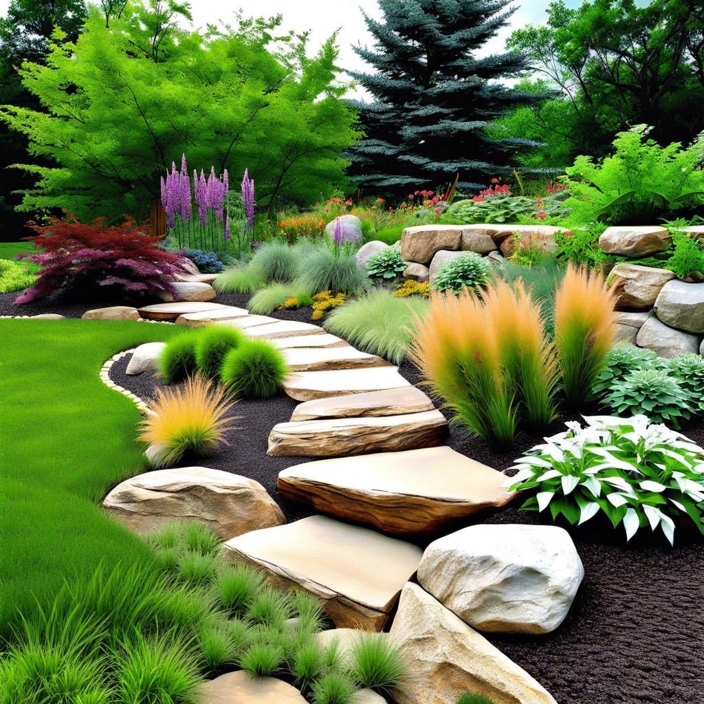 forge a rustic rock garden