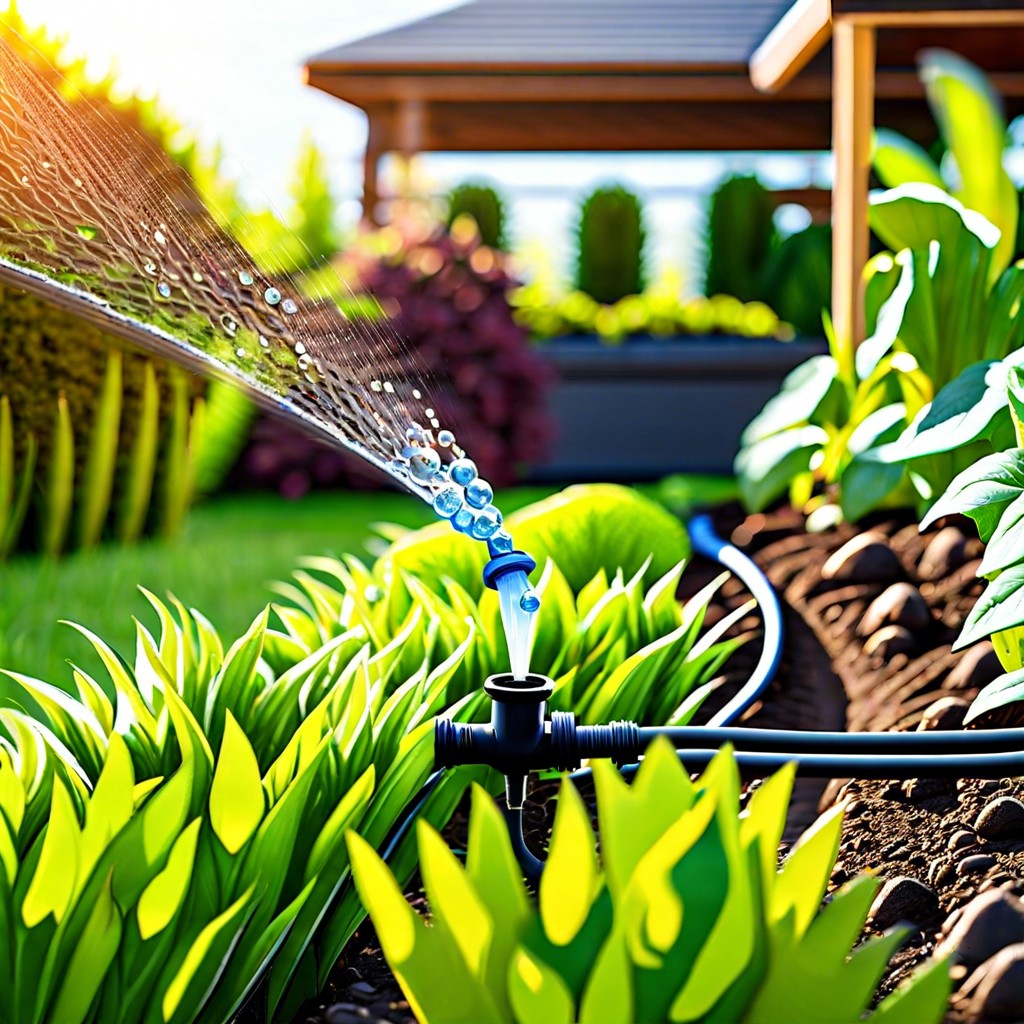 install drip irrigation systems for water efficient plant care