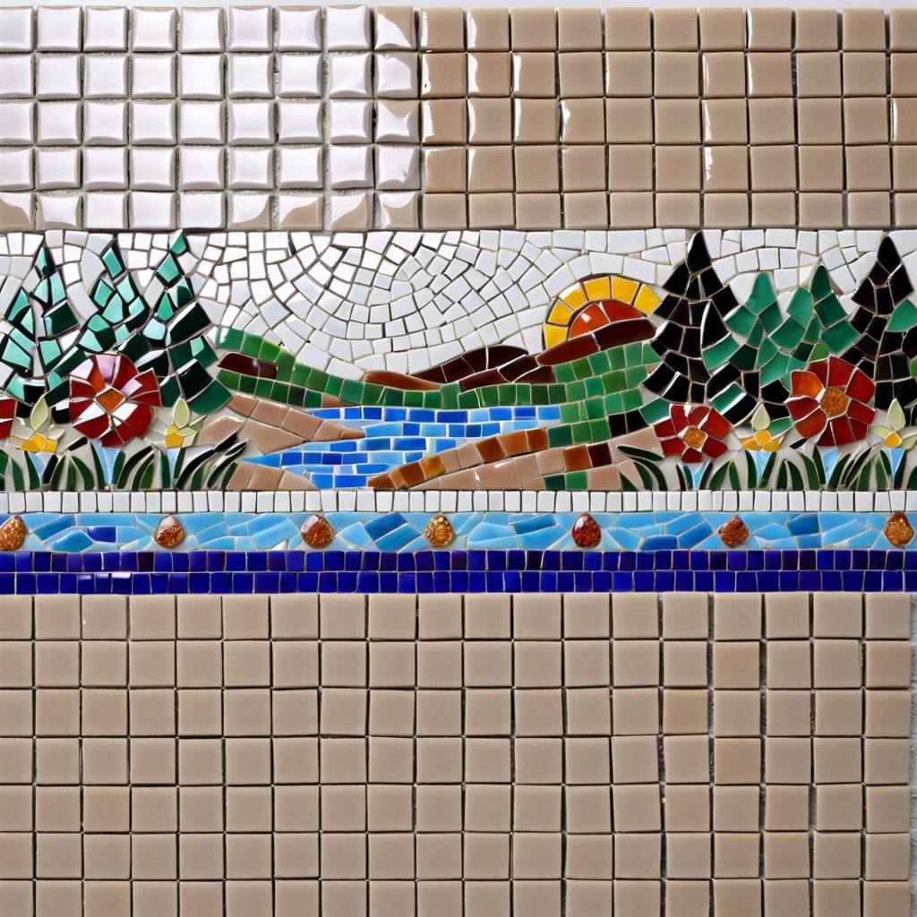 intricate mosaic tiles