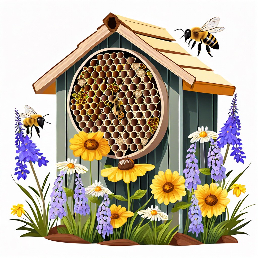 introduce an eco friendly bee hotel