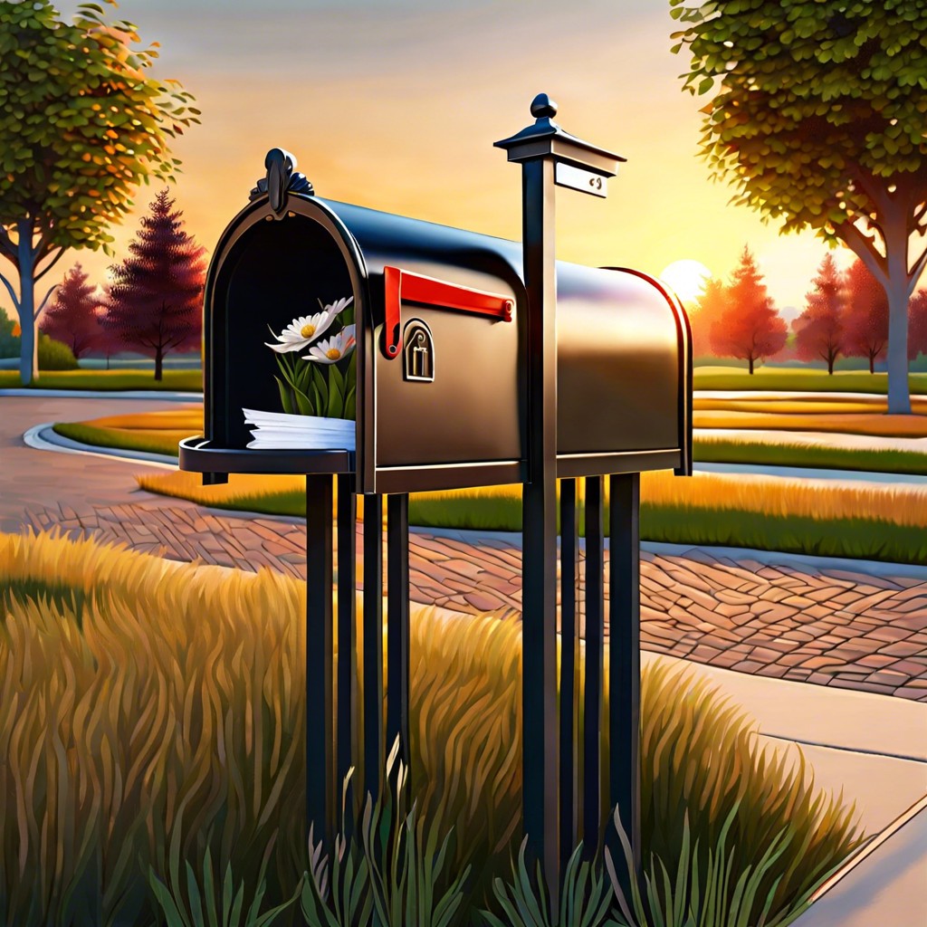 mailbox material style and placement