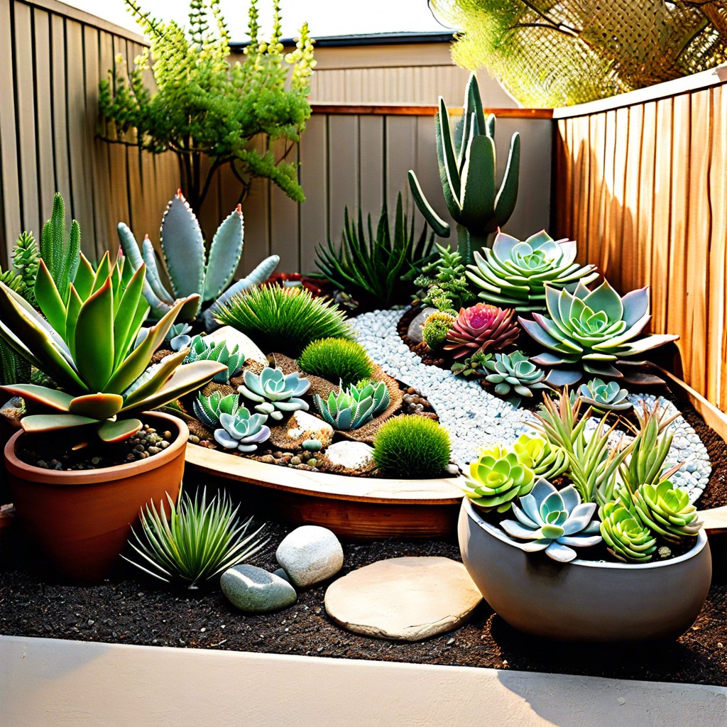 plant a colorful succulent display