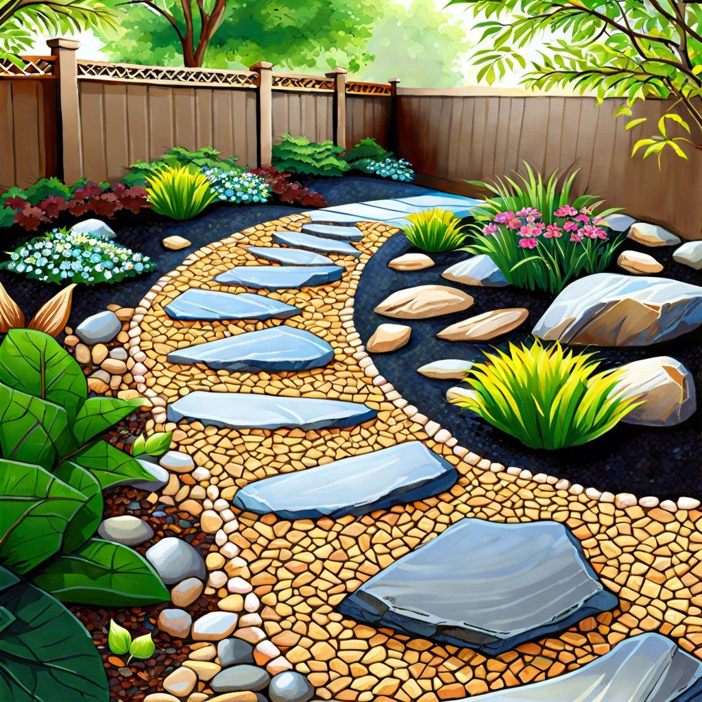 rock mosaic pathways