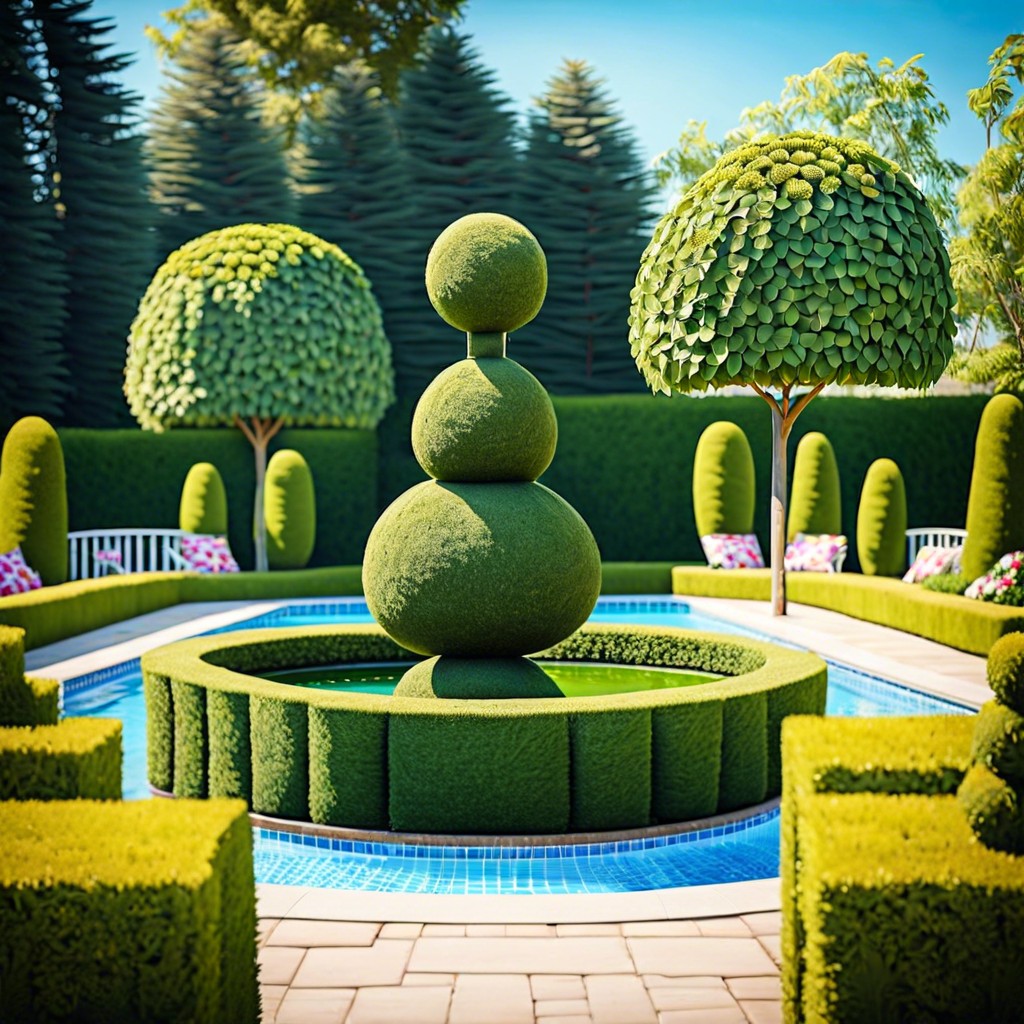 sculptured topiary spaces