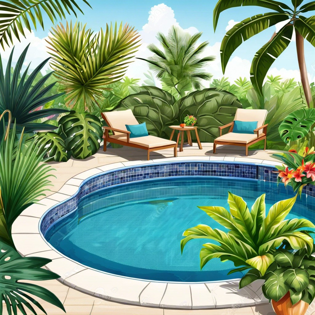 tropical paradise theme