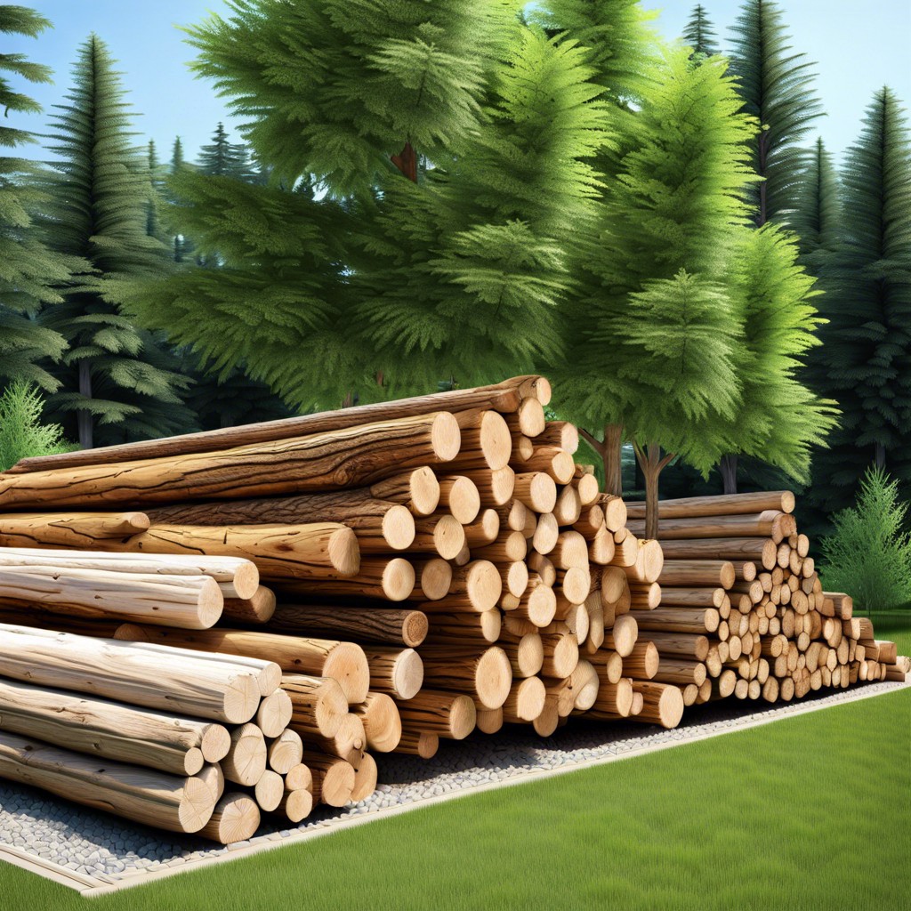 types of landscape timbers