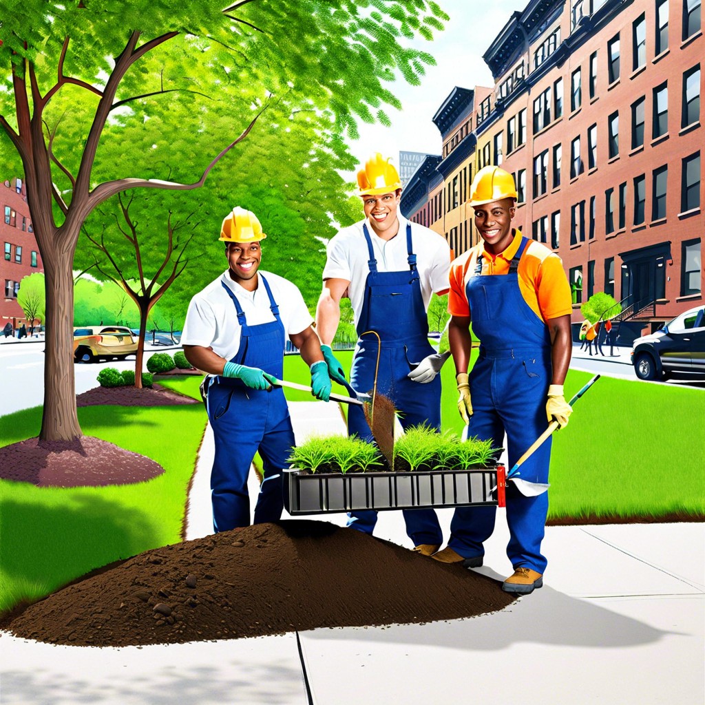 types of landscaping jobs available in nyc
