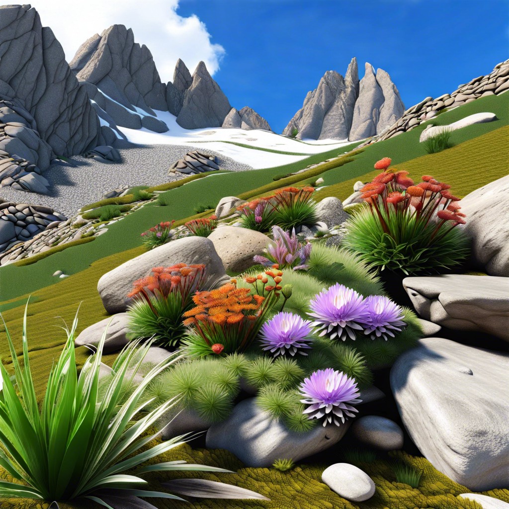 alpine rockery build a rockery with alpine plants nestled among rocks