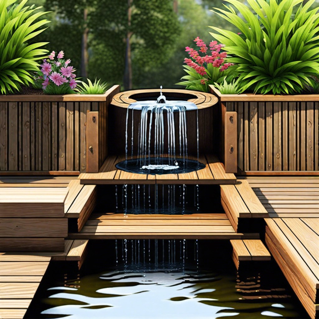 border for water features