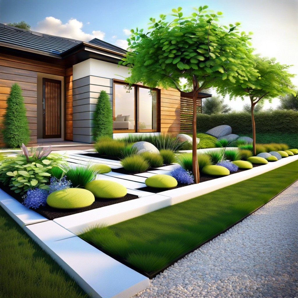 eco friendly landscaping using recycled materials