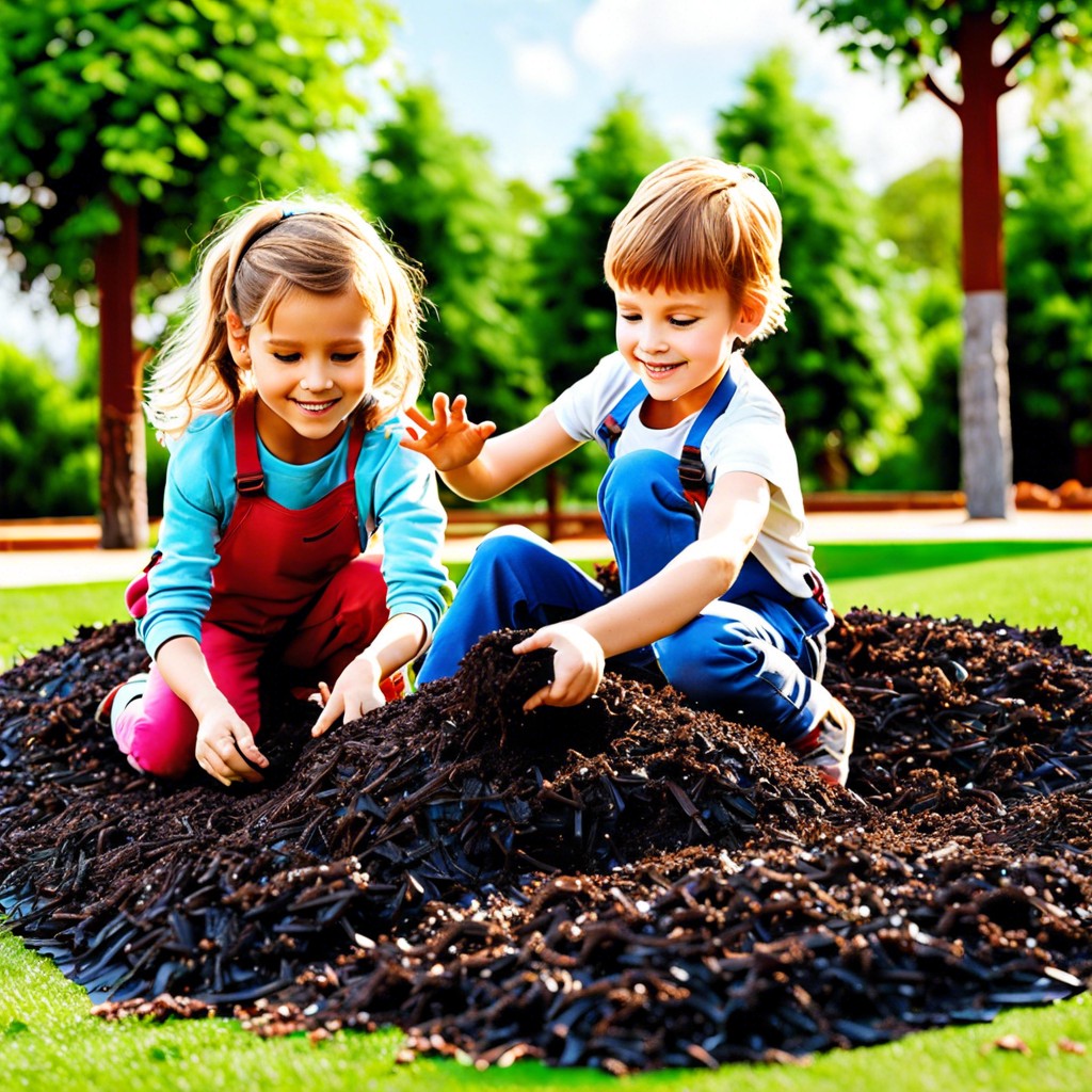 eco friendly rubber mulch play areas