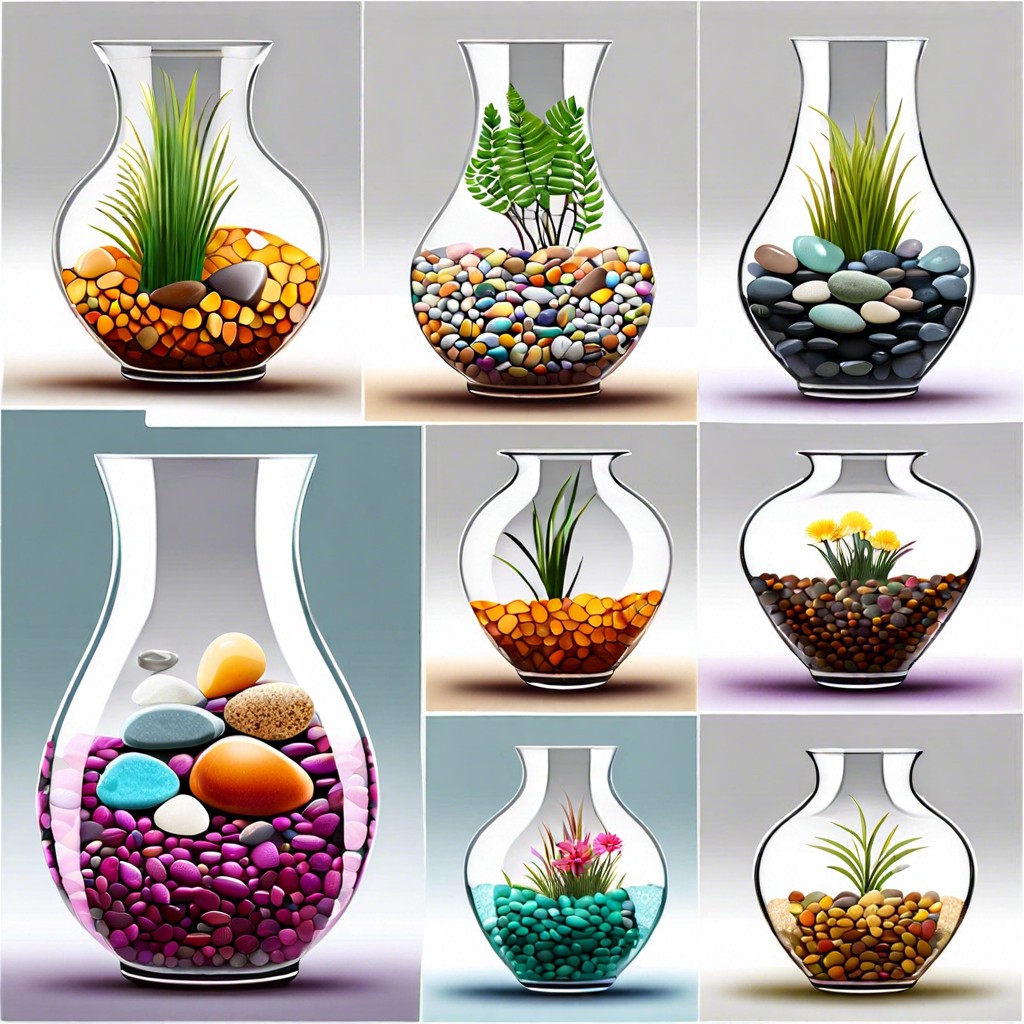 fillers for transparent vases