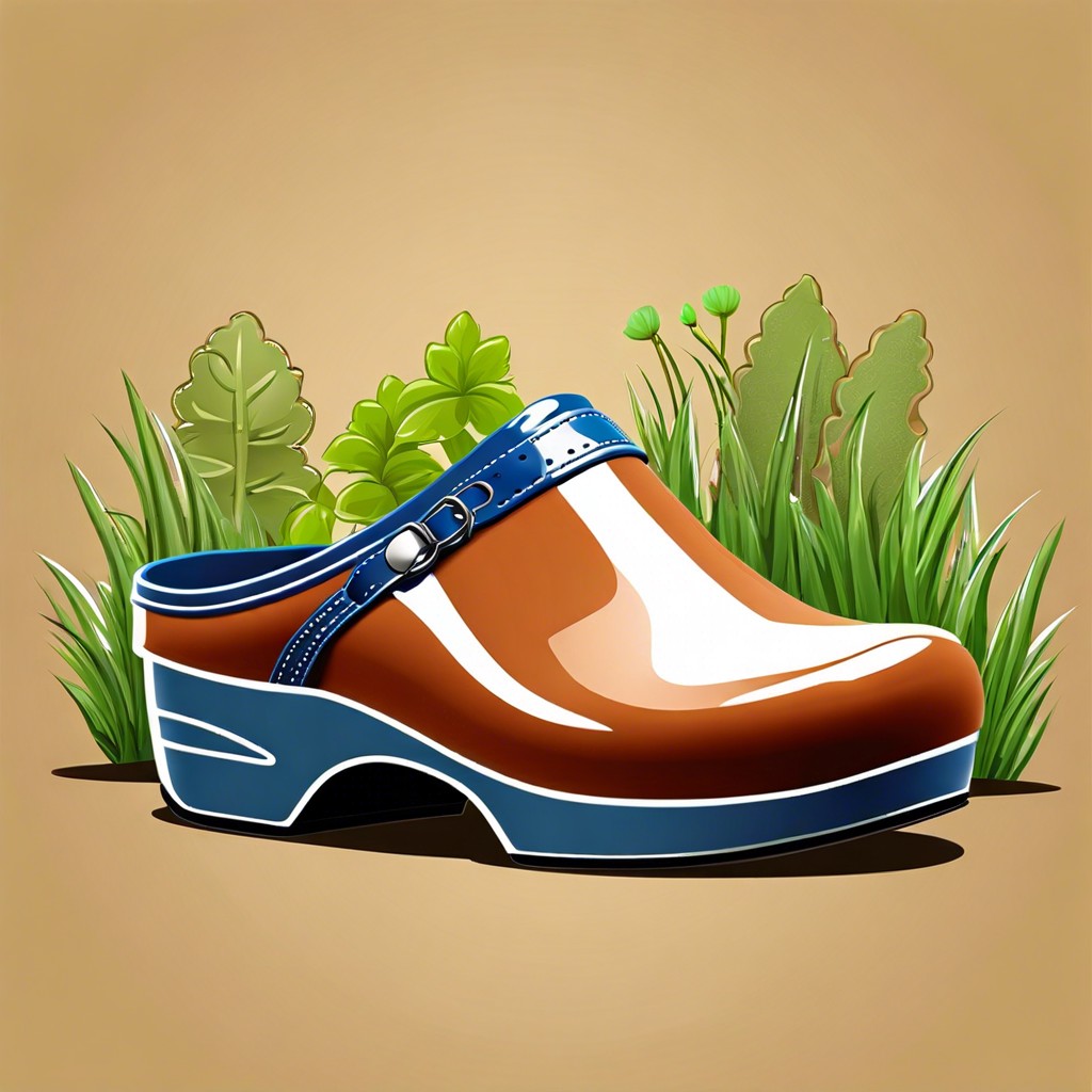 garden clogs with arch support for lighter tasks