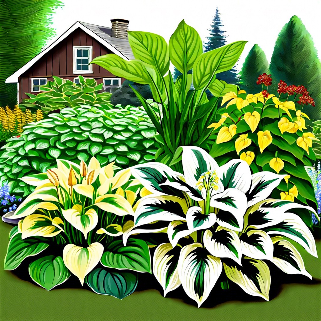 hosta culinary corner edible hostas arranged with culinary herbs and edible flowers in a kitchen garden