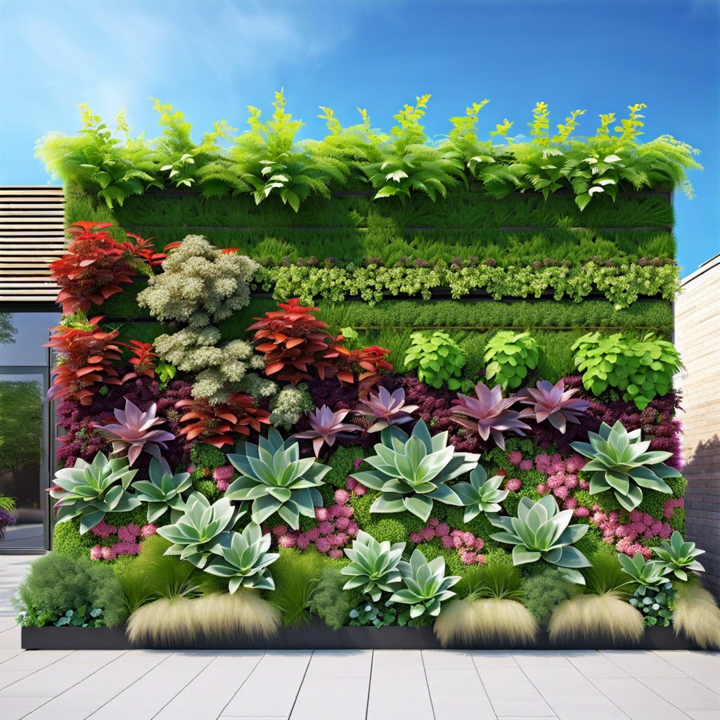 living walls and vertical garden installations