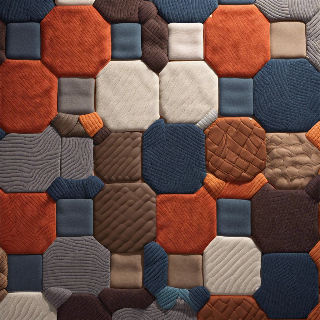 modular interlocking fabric tiles