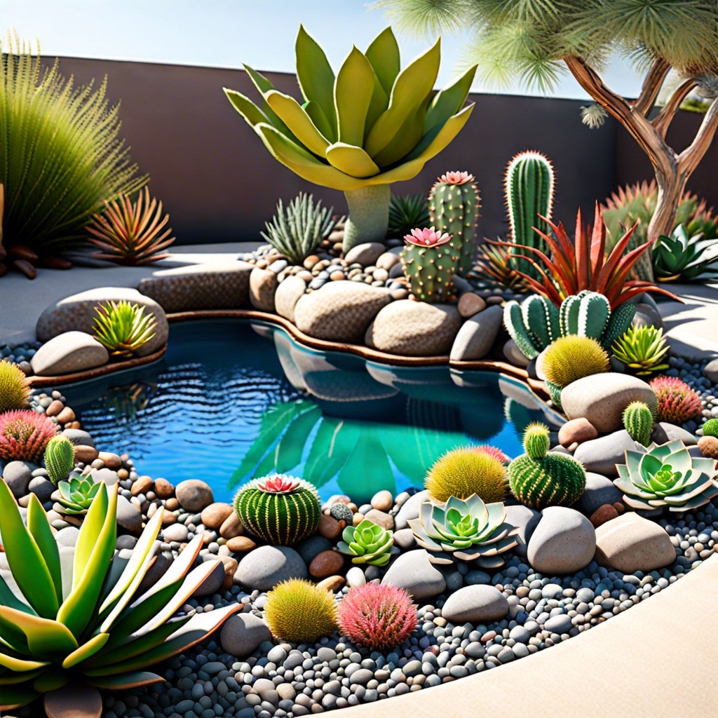 rock gardens develop small rock gardens featuring succulents and cacti for a low maintenance option