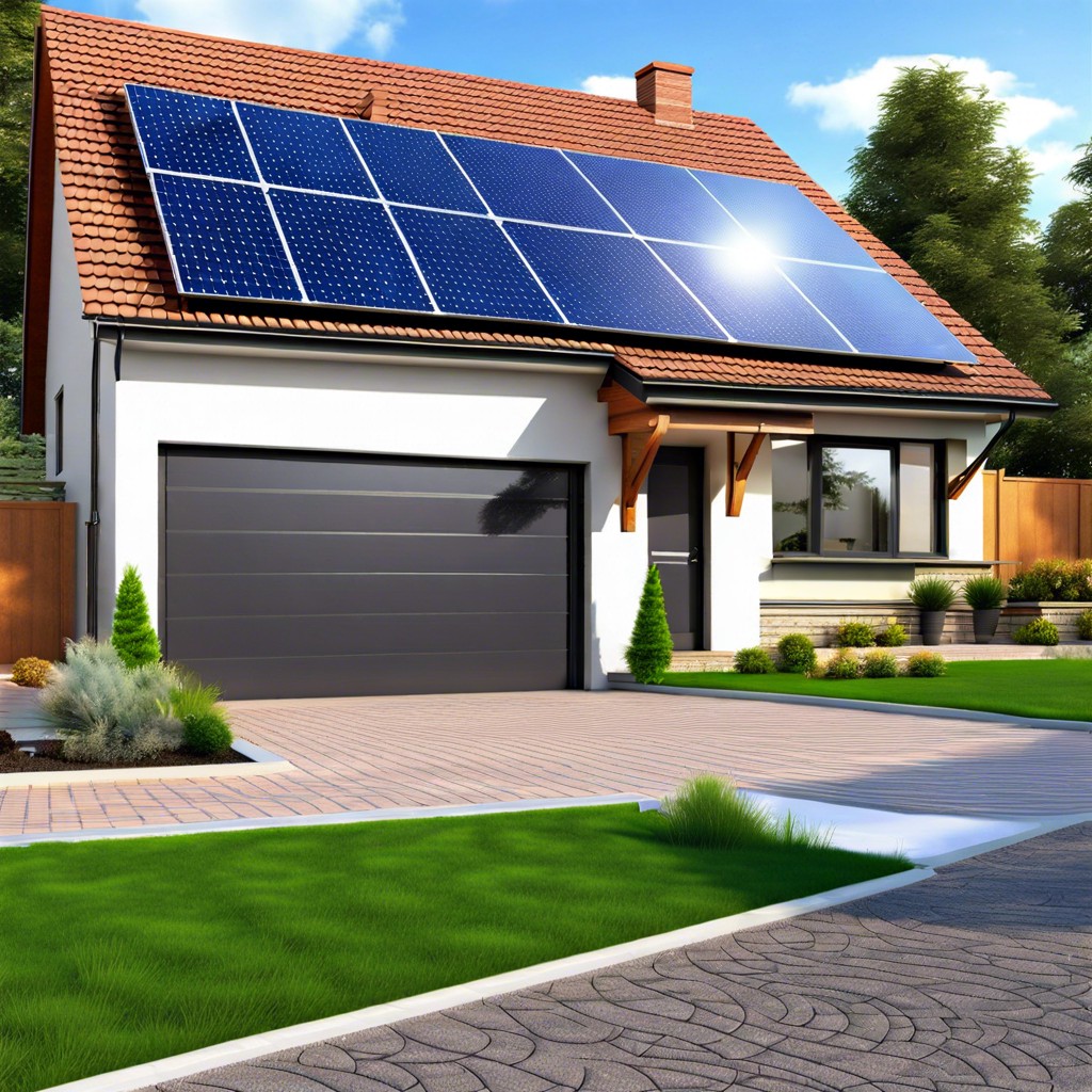 solar panel driveway to generate electricity