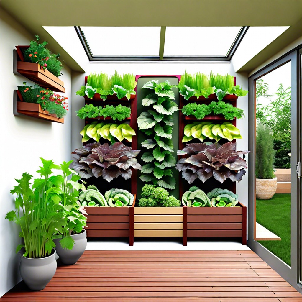 vertical vegetable gardens