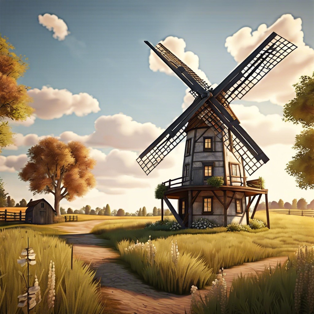 barnyard inspired windmill