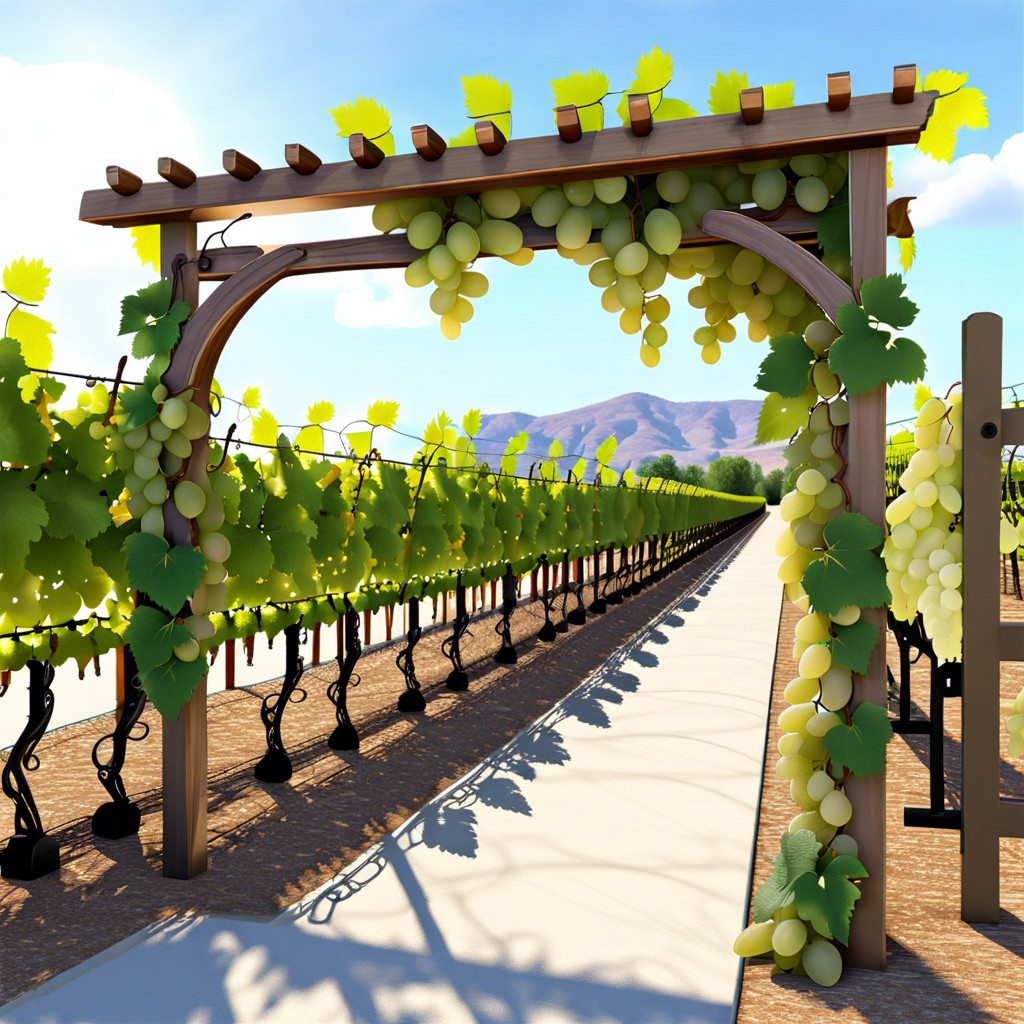 grape vine trellis