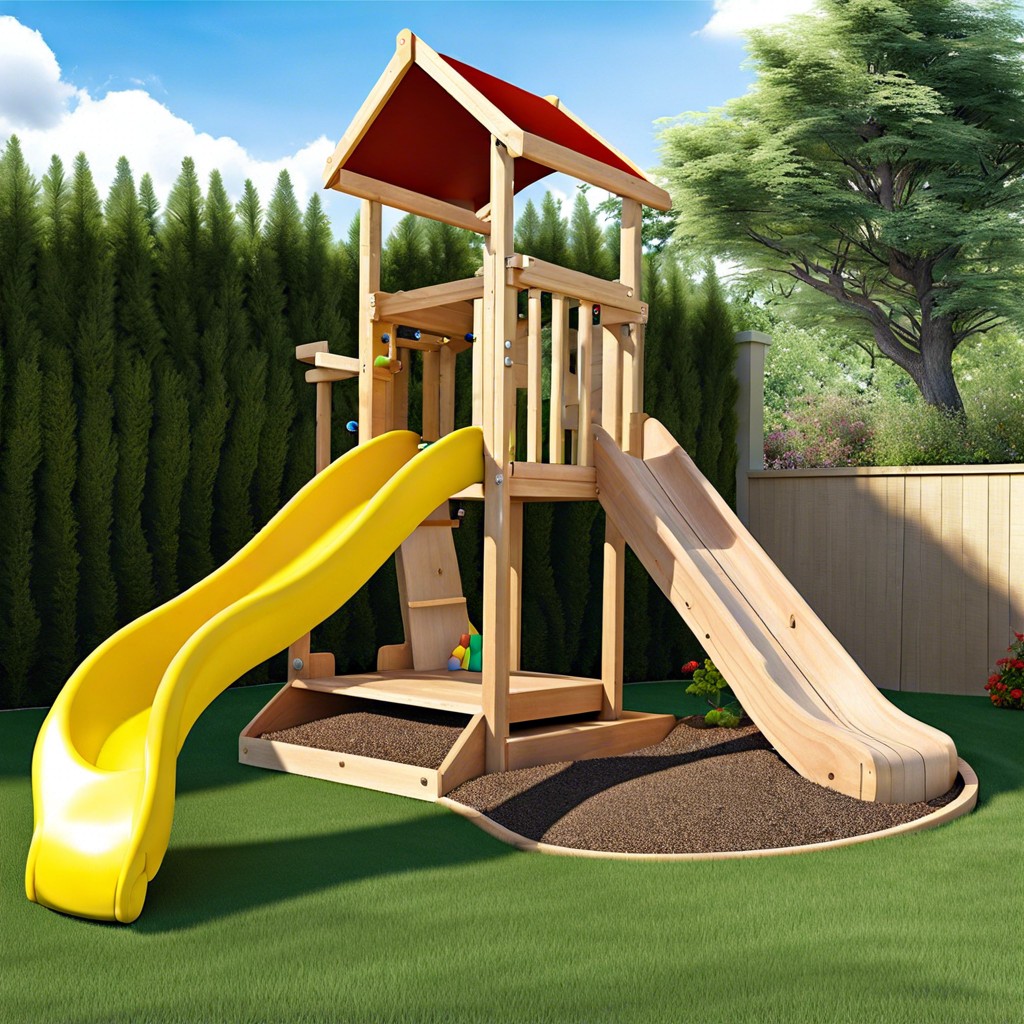 hillside slide for kids