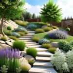 sensory garden with aromatic herbs