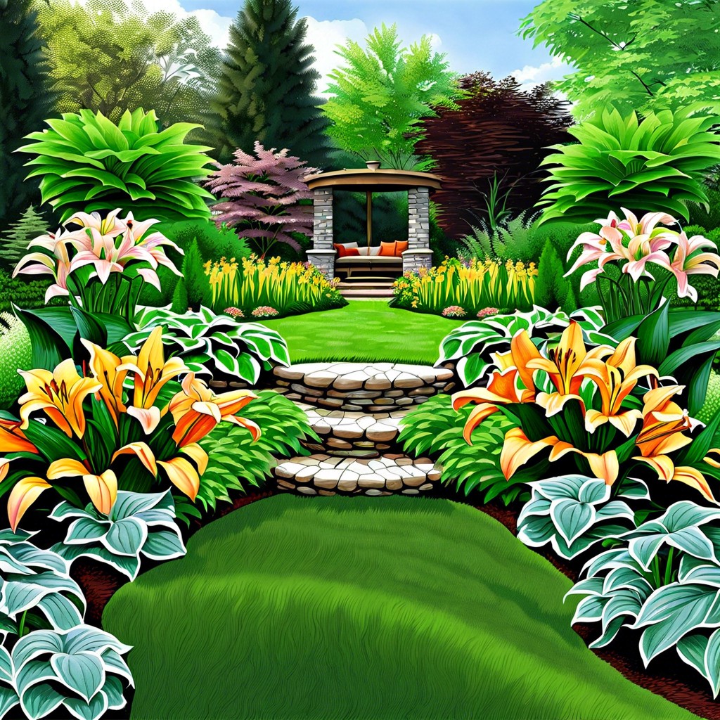 tiered garden design