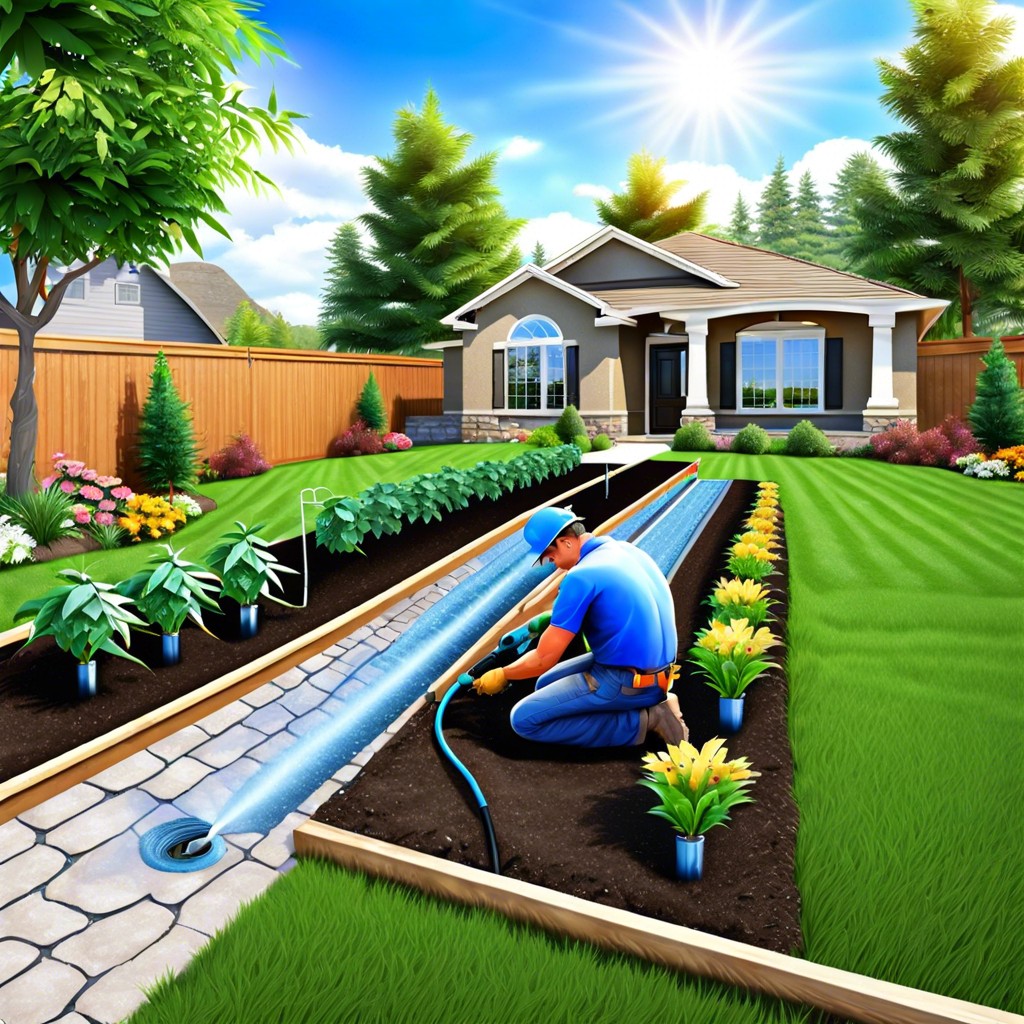 install irrigation systems