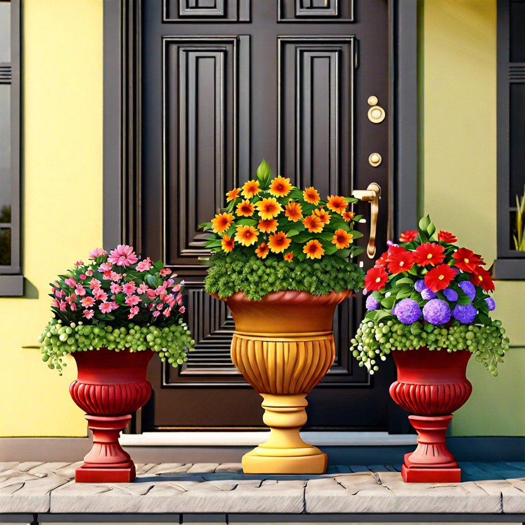 seasonal flower planters